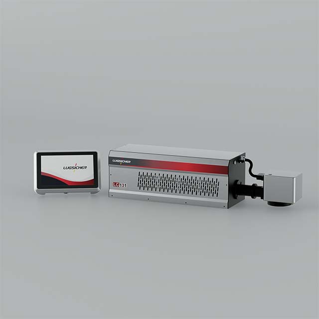 Vorderansicht der CO2-Lasermaschine LC130