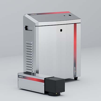 Vorderansicht der Faserlasermaschine LF100