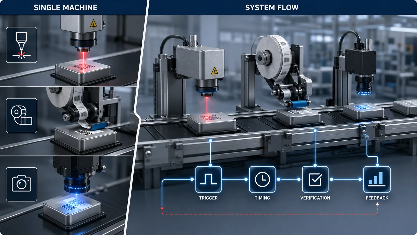 Warum ein industrielles Identifikationssystem nicht mit einem Laserbeschrifter allein bewertet werden kann