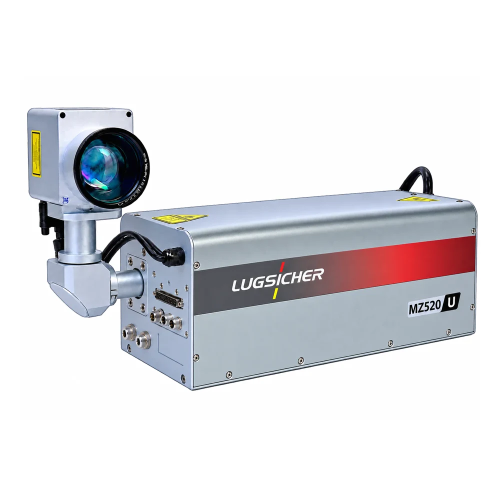 MZ520U UV-Lasersystem zur Eierkennzeichnung in Seitenansicht